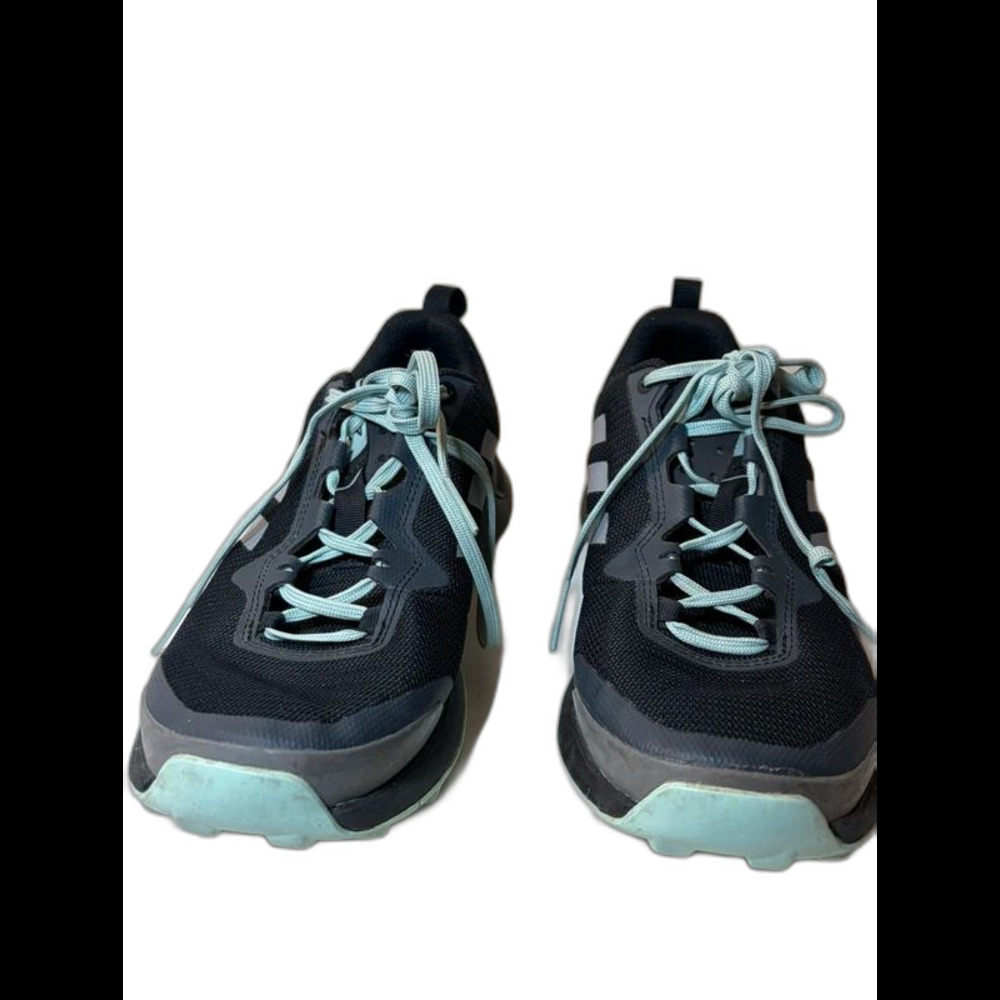 Adidas Black Mint Green Trail Running Shoes Sneakers Size US 7.5